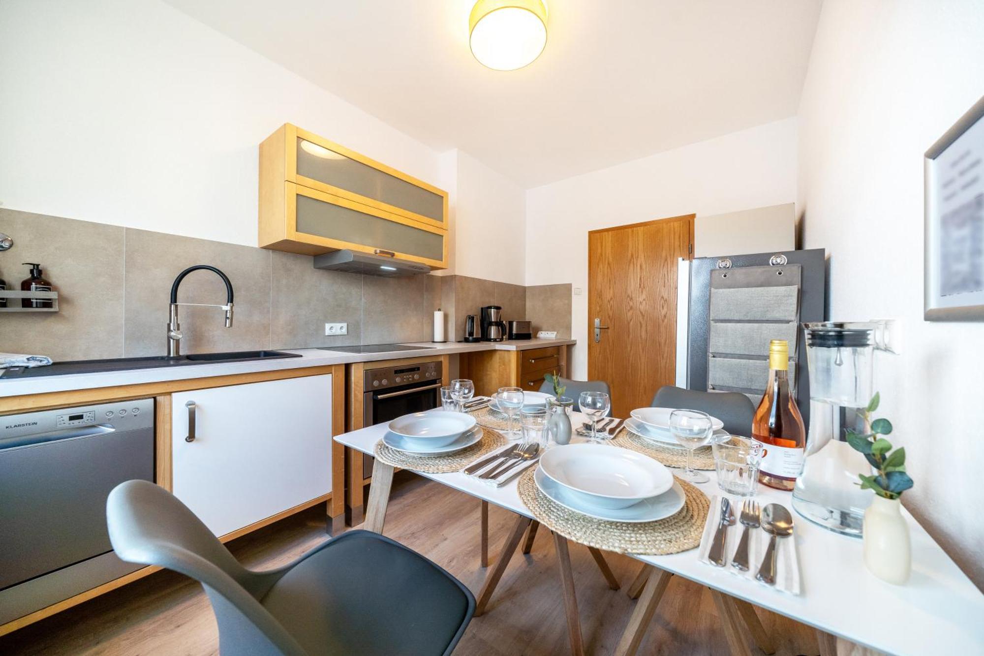 Cityapartment Wagner Mit Netlix Bielefeld Buitenkant foto
